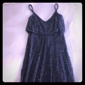 Adrianna Papell US size 0 purple floor length gown